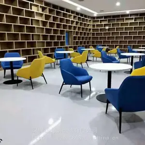 单人休闲小沙发 休闲布艺沙发 商务洽谈沙发桌椅