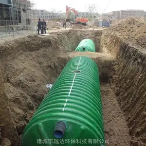 一体化1-100立方玻璃钢化粪池 缠绕防腐蚀旱厕改造设备