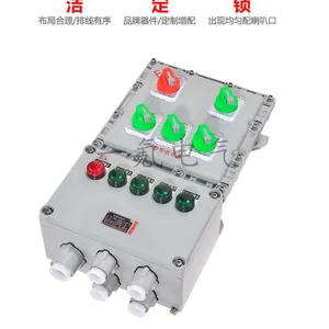 IIB防爆检修插座箱BXX 电源开关配电柜220V380V带可视操作窗控制箱IP65