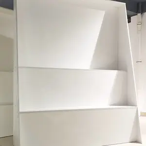 泉州超市货架展示陈列架化妆品展示架橱窗商品展柜落地自由组合展示柜
