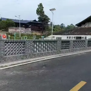 中式酒店装饰墙青砖 公园花墙仿古青砖茶楼装修