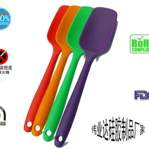厂家直销食品级硅胶成型加工耐高温不粘锅铲礼品锅铲创意硅胶铲子定制批发加工厂