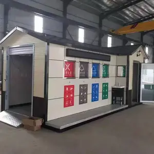 河北廊坊市街道生态公厕 岗亭 垃圾收集屋新款