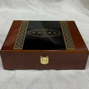 双金边安宫丸木盒 安宫牛黄丸包装礼盒 安宫牛黄丸木盒厂 安宫牛黄丸木盒批发