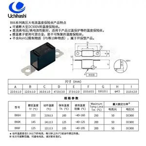 高压直流保险丝,DC900V电流保护器,日本内桥品牌