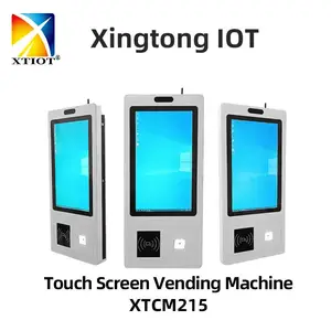 XTCM215餐饮连锁收银机 自助点餐机立式广告机触控扫码一体机批发