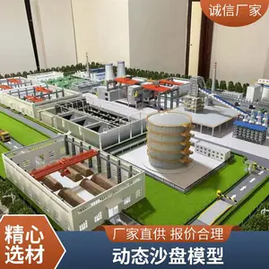 工业沙盘定制 煤化厂区规划模型 钢厂 工艺流程模型制作