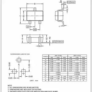 AOS万代 AOSN32338C N沟道低压MOSFET 采用沟槽式功率技术