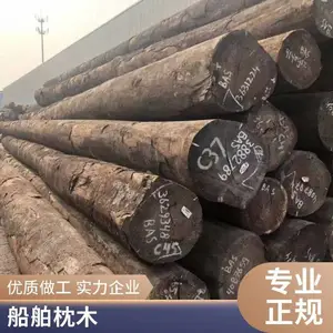 第伦桃垫木船厂定制材料 船舶码头木甲板板材 四面见线定做
