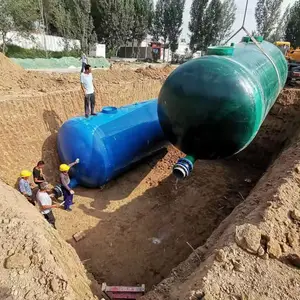 新农村改厕化粪池玻璃钢缠绕化粪池 玻璃钢化粪池