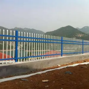 四层防腐处理锌钢弯弧围栏,浙江衢州50*50烤漆焊接栅栏用于小区户外圈地,锌合金百叶窗《上门女婿》