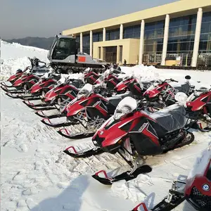 滑雪场戏雪游乐设备 雪上摩托车 双人摩托车 后轮履带式设计