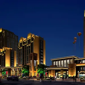 陕西西安楼宇亮化,建筑楼体亮化,LED点光源施工,LED亮化工程