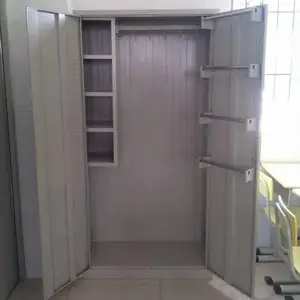 铁皮清洁柜 不锈钢洁具柜定做 双开门清洁工具柜生产商
