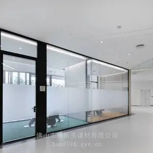 石家庄60款全景双玻隔断125款单玻隔断厂家供应