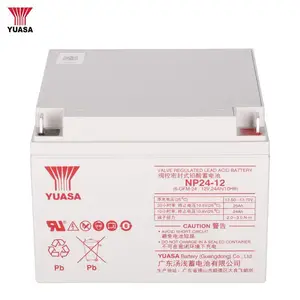 汤浅蓄电池 直流屏电瓶NP24-12太阳能电池 12V24AH 机房专用 全新