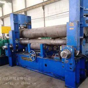 江苏旧数控三辊卷板机40x2500 plc数控操作