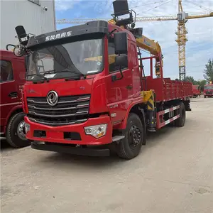 东风D3单桥国六200马力随车吊 徐工8吨随车吊参数