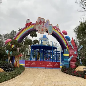 幼儿园雕塑装饰 玻璃钢门头雕塑造型 户外卡通雕塑定制
