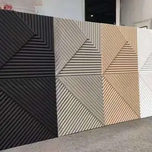 pu仿石材鱼骨纹肌理板3d立体文化石背景墙定制装饰连锁店背景墙砖