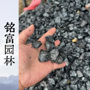 日式枯山水黑色砾石 花坛铺面碎石 吨包大批量发货
