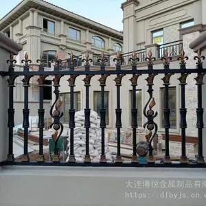 厂家批发铝艺铝合金围墙护栏围栏防护栏杆户外花园别墅庭院隔离栏