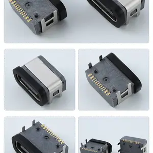 USB Type-C��ˮĸ��16PIN������Ƭ��������TYPE Cĸͷ16P��ˮ