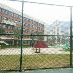 篮球场围栏球场铁丝网足球围网菱形网勾花网球场护栏网防护