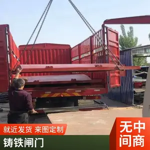 铸铁镶铜闸门 弧形渠道钢闸门 密封闸门 欣固水利