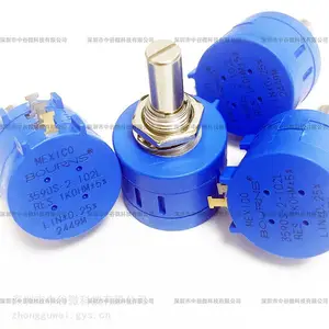 BOURNS伯恩斯 3590S-2-102L 1KΩ ±5% 2W 10圈线绕电位器可调电阻器