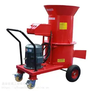 小型园林树枝粉碎机 桑树枝碎枝机 10公分以内粗枝树干碎枝机