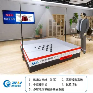 智能佳(ZNJ) 基于高频投影定位的多智能体协同机器人平台 群体智能 E-puck 2.0 基于E-