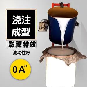 双组份肤色液体硅胶 翻模人体蜡像模具硅胶