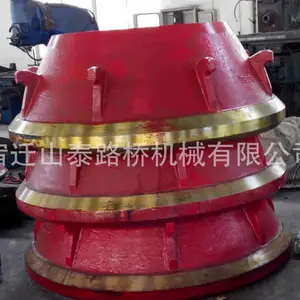 上海建设路桥山宝圆锥破碎机破碎壁切割环主轴螺母防尘圈