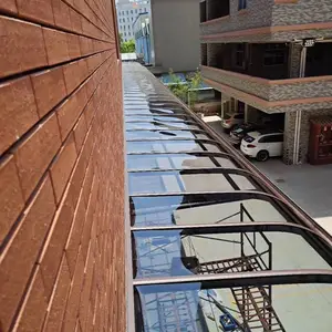 耐老化铝合金雨棚_耐力板雨棚_窗台雨棚批量供应