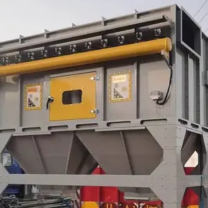 斜插式滤筒除尘器单机除尘器工业车间木工打磨粉尘脉冲滤筒除尘器