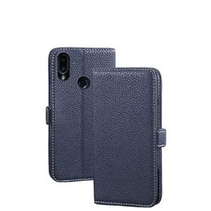 魅族Meizu Note9全方位手机保护套翻盖插卡支架手机套时尚荔枝纹手机皮套厂家