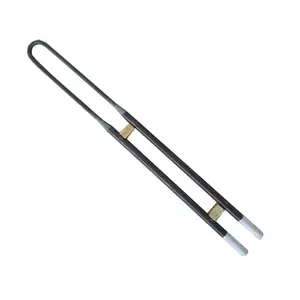 晶体材料行业 1700℃真空气氛箱式炉 U型硅钼棒发热元件