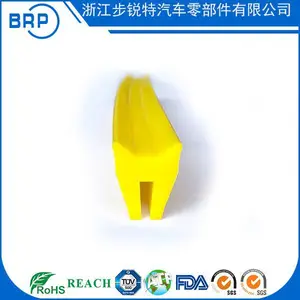 定制防震硅橡胶扁条实心包边密封条 固体材挤压硅胶条