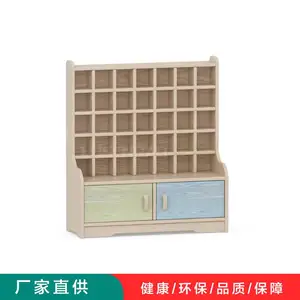 幼儿园家具_白蜡木儿童口杯架安全环保-绿森堡定制