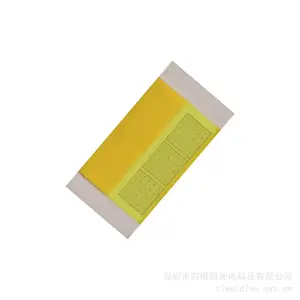 9V高压7035白光暖白双色温六芯陶瓷灯珠led日间行车灯光源四维明