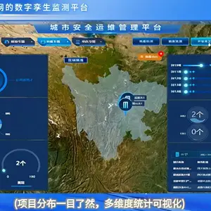 基于三维GIS和物联网数字孪生监测平台