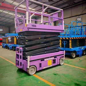 电动移动剪叉式升降机 液压小型高空作业 维修登高车 全自行升降平台