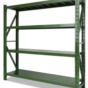 军绿色仓库货架 承重200-500kg 源头厂家