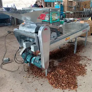 青茶果脱壳机,油茶籽剥壳机,全自动山茶果剥壳去皮筛分一体机