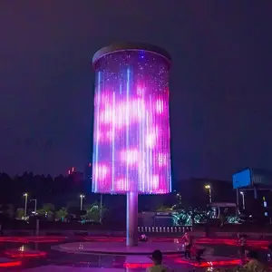 led炫彩水晶烟花灯水晶流星灯 互动3D立体灯手机app联机控制器