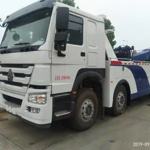 重型清障车 重汽豪沃前后八拖车 重型拖车