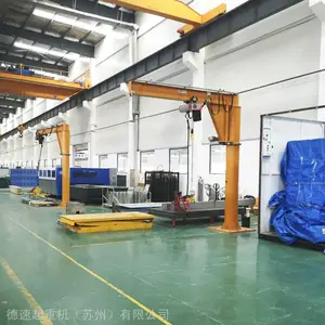 DESU柱式2吨悬臂吊 科尼单梁悬臂吊 电动悬臂吊起重机 旋臂式工位吊