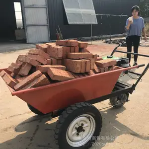 汽油动力灰斗车 山地爬坡运输车 小型手推工具车