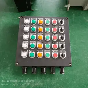 定做非标防腐防粉尘防爆控制箱IIC现场远程就地防腐操作柱
